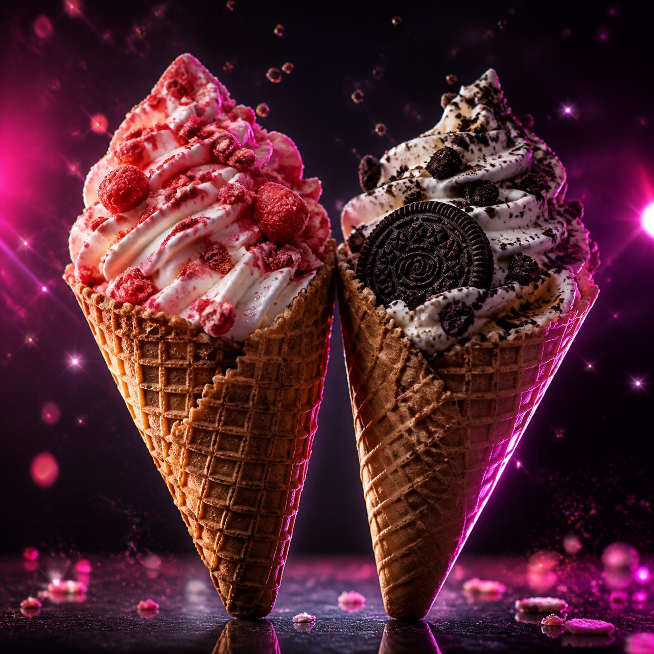 Stuffed Waffle Cones